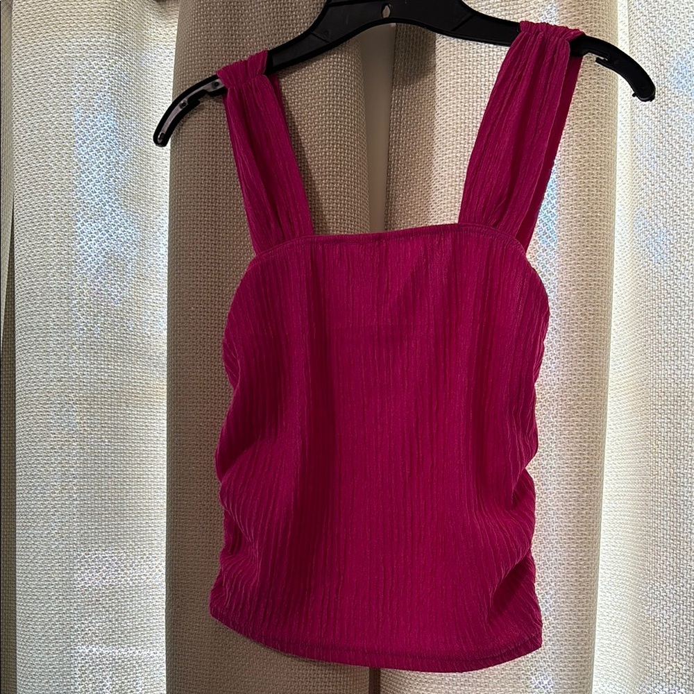 Elegant Pink Sleeveless Top